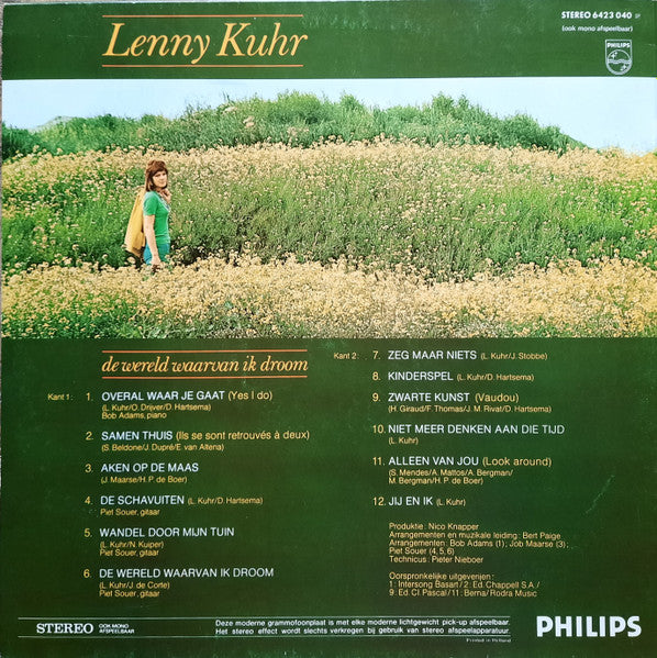Lenny Kuhr : De Wereld Waarvan Ik Droom (LP, Album)