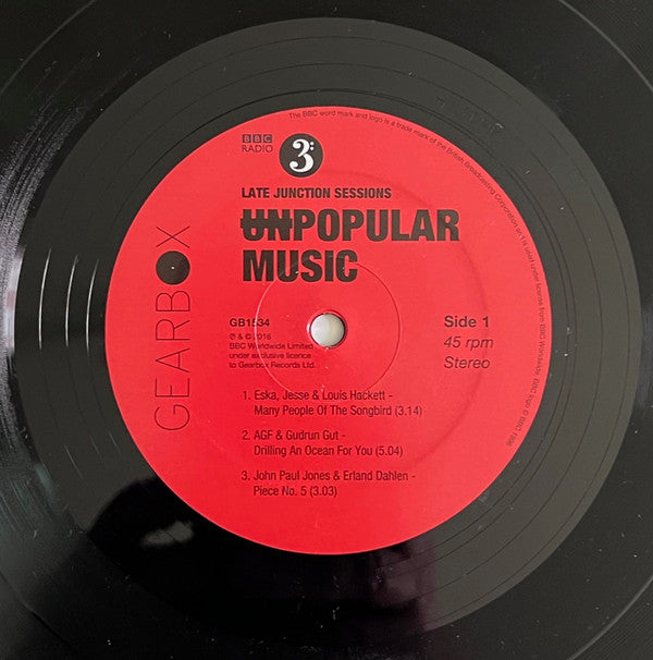 Various : BBC Late Junction Sessions - (Un)Popular Music  (2xLP, Comp)