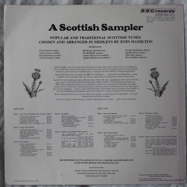 Eoin Hamilton, BBC Scottish Players : A Scottish Sampler (LP)