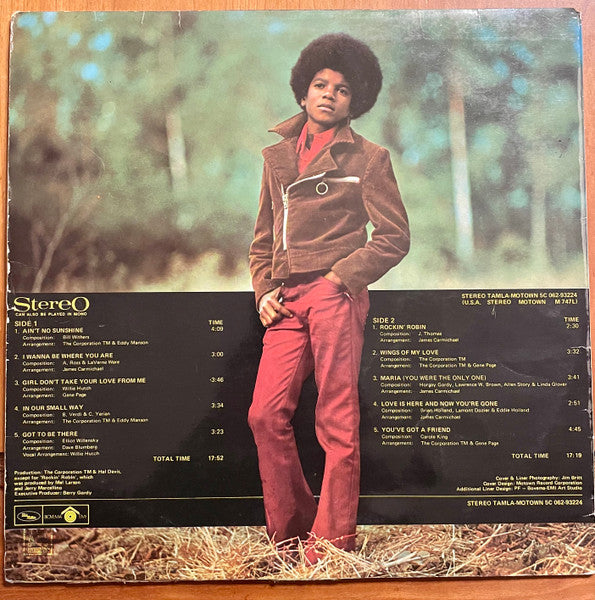 Michael Jackson : Got To Be There (LP, Album)