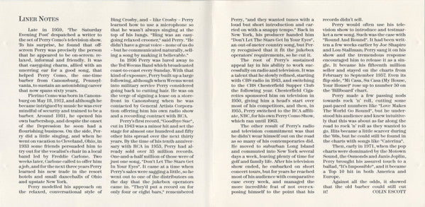 Perry Como : My Greatest Songs (CD, Comp)