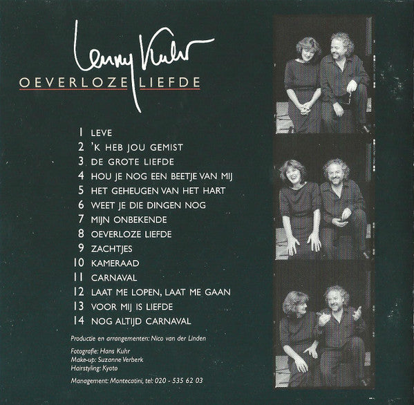 Lenny Kuhr : Oeverloze Liefde (CD, Album)