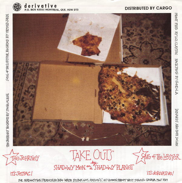 Shadowy Men On A Shadowy Planet : Take Outs (7", Blu)