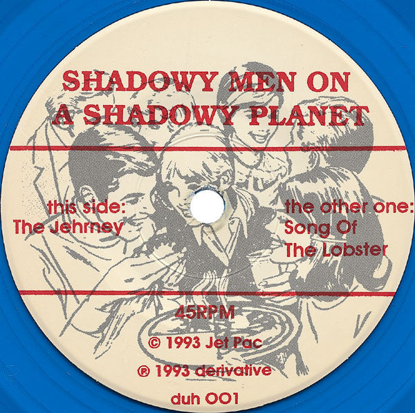 Shadowy Men On A Shadowy Planet : Take Outs (7", Blu)