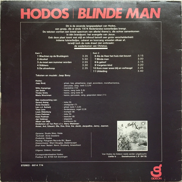 Hodos : Blinde Man (LP, Album)