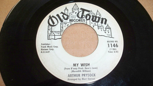 Arthur Prysock : Stella By Starlight / My Wish (7", Single)