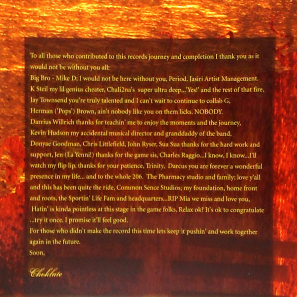 Choklate : Choklate (CD, Album)