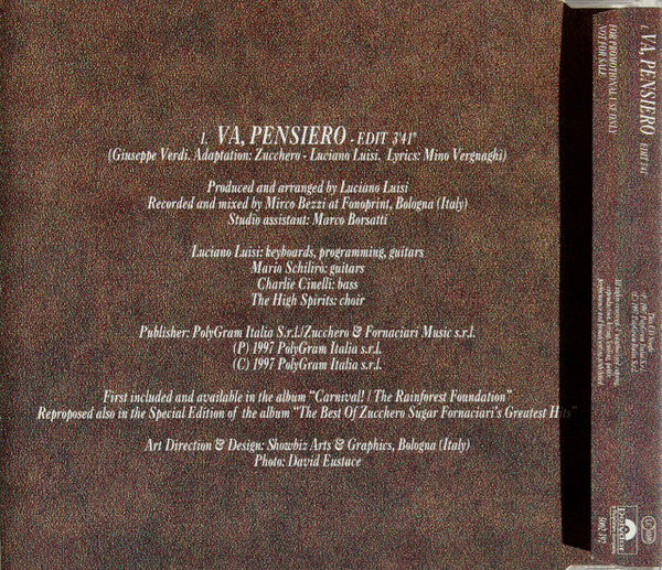 Zucchero : Va Pensiero (CD, Single, Promo)