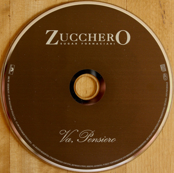 Zucchero : Va Pensiero (CD, Single, Promo)