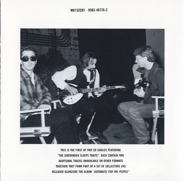 R.E.M. : The Sidewinder Sleeps Tonite (CD, Single, CD1)