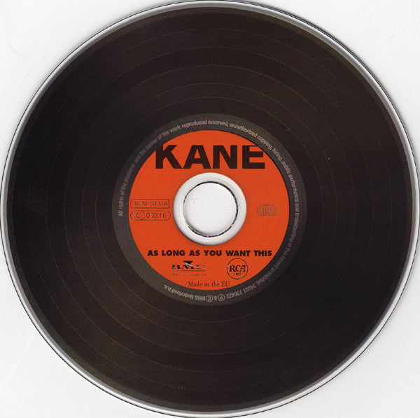 Kane (2) : As Long As You Want This (CD, Album)