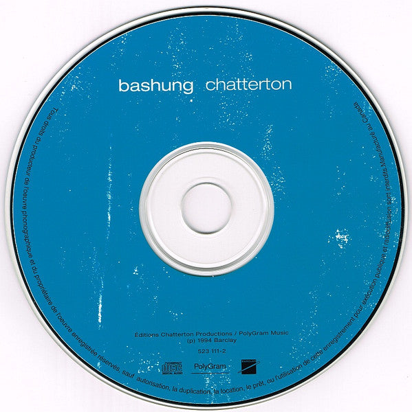 Alain Bashung : Chatterton (CD, Album)