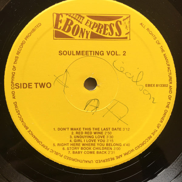 Various : Soul Meeting Vol. 2 (LP, Comp)