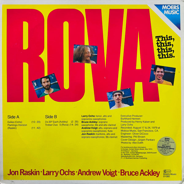 Rova* : This, This, This, This. (LP, Album)