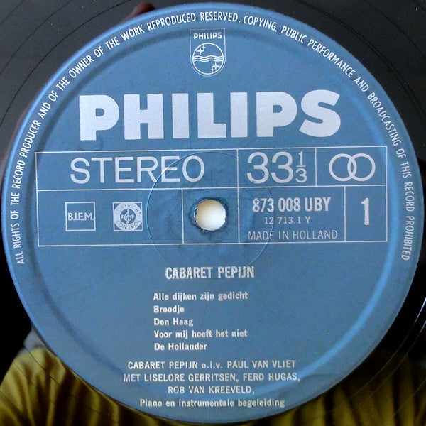 Cabaret Pepijn : Cabaret PePijn (LP, Album, RE)