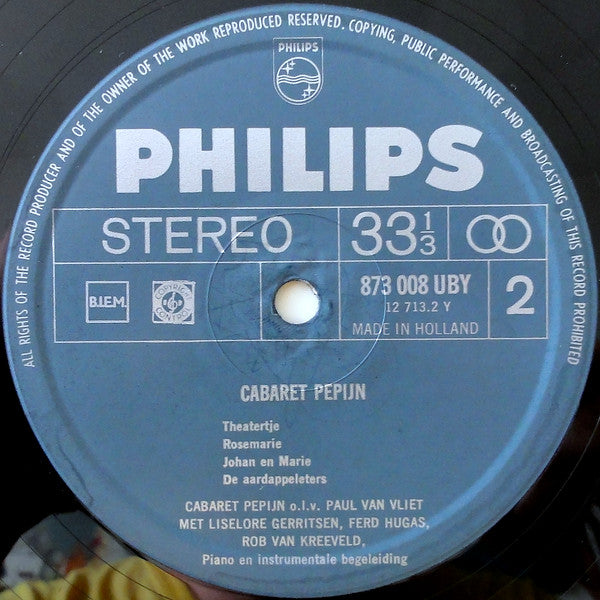 Cabaret Pepijn : Cabaret PePijn (LP, Album, RE)