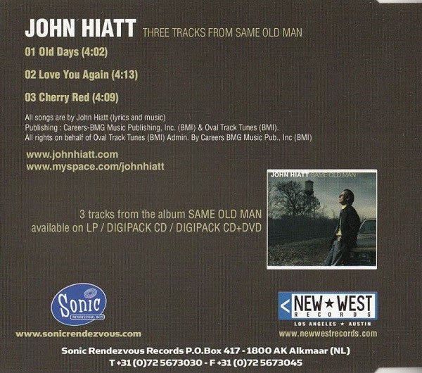 John Hiatt : Three Tracks From Same Old Man (CD, Smplr)