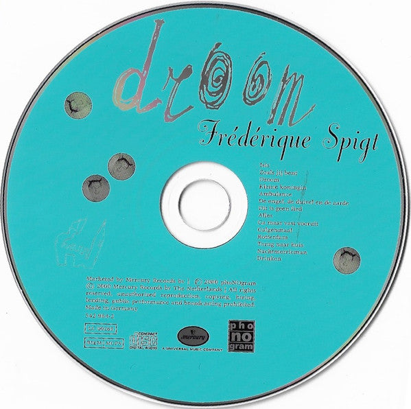 Frédérique Spigt : Droom (CD, Album)