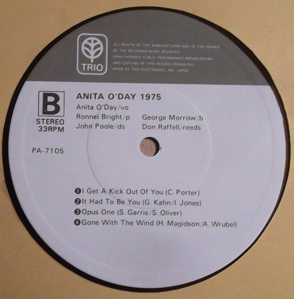 Anita O'Day : Anita 1975 (LP, Album)