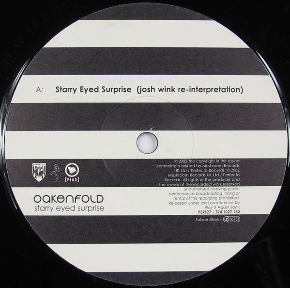 Paul Oakenfold : Starry Eyed Surprise (12")