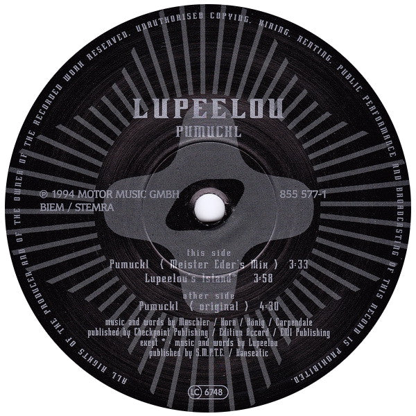 Lupeelou : Pumuckl (12")