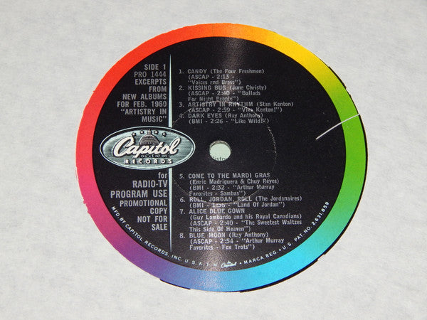 Various : Artistry In Music (LP)