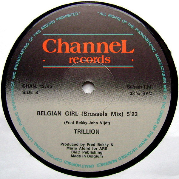 Trillion (2) : Belgian Girl (12", Maxi)