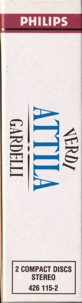 Giuseppe Verdi - Ruggero Raimondi, Cristina Deutekom, Sherrill Milnes, Carlo Bergonzi, The Ambrosian Singers, Royal Philharmonic Orchestra, Lamberto Gardelli : Attila (2xCD, Album, RE + Box, Sli)