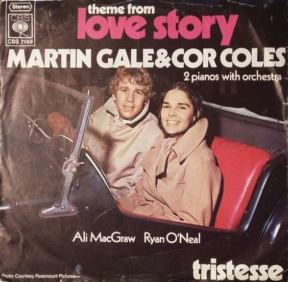 Martin Gale & Cor Coles : Theme From Love Story (7", Single)