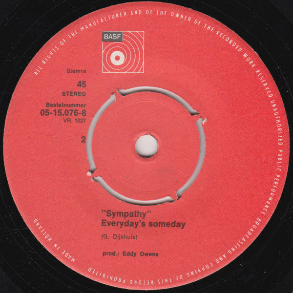 Sympathy (3) : Ain't It Nice (7", Single)
