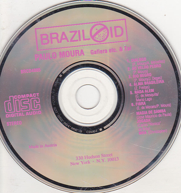 Paulo Moura : Gafieira Etc & Tal (CD, Album)