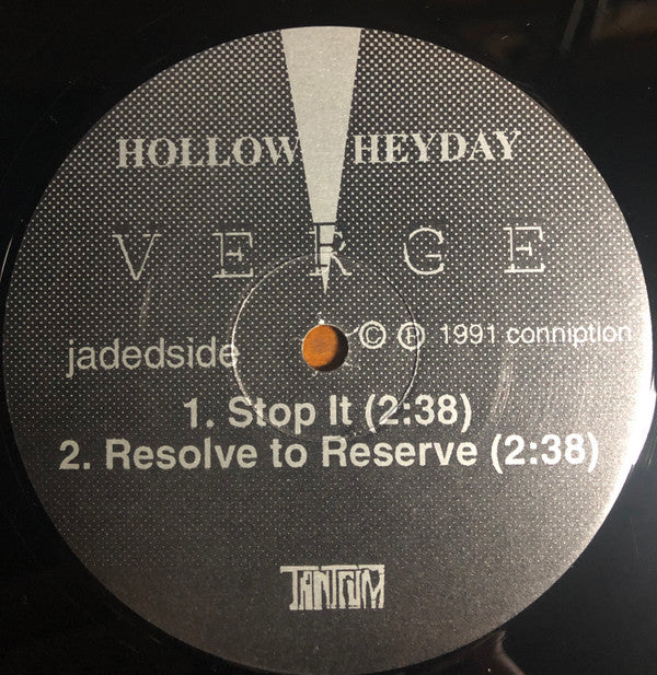 Hollow Heyday : Verge (12")