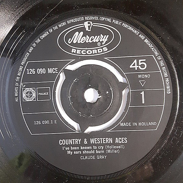 Claude Gray (2) : Country & Western Aces (7", Mono)