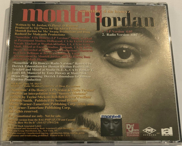 Montell Jordan : Somethin' 4 Da Honeyz (CD, Single, Promo)