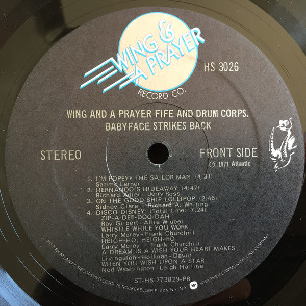 Wing And A Prayer Fife And Drum Corps. : Babyface Strikes Back (LP, Album, PR )