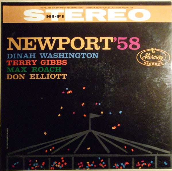 Dinah Washington / Terry Gibbs / Max Roach / Don Elliott : Newport '58 (LP, Album)