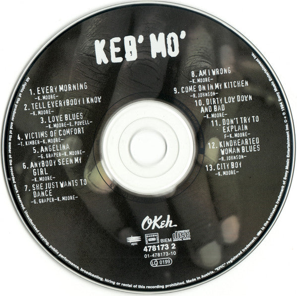 Keb' Mo' : Keb' Mo' (CD, Album)