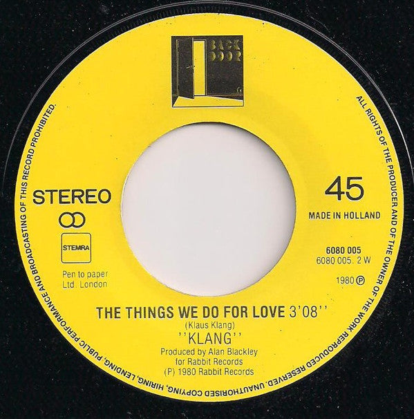 Klang (3) : Beat It (7", Single)