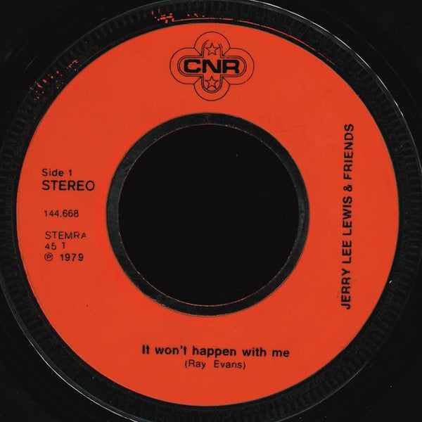 Jerry Lee Lewis & Friends* : It Won't Happen With Me (7", Single)