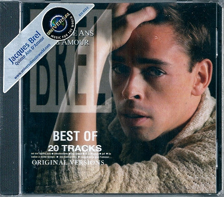 Jacques Brel : Quinze Ans D'Amour (Best Of) (CD, Comp, RE)