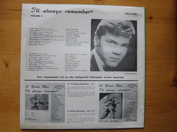 Various : 20 Great Oldies I'll Always Remember Volume 5 (LP, Comp)