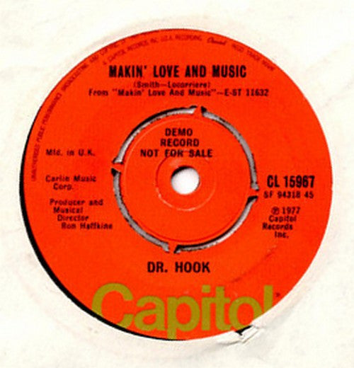 Dr. Hook : More Like The Movies  (7", Single, Promo)