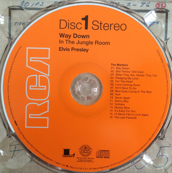 Elvis Presley : Way Down In The Jungle Room (2xCD, Comp)