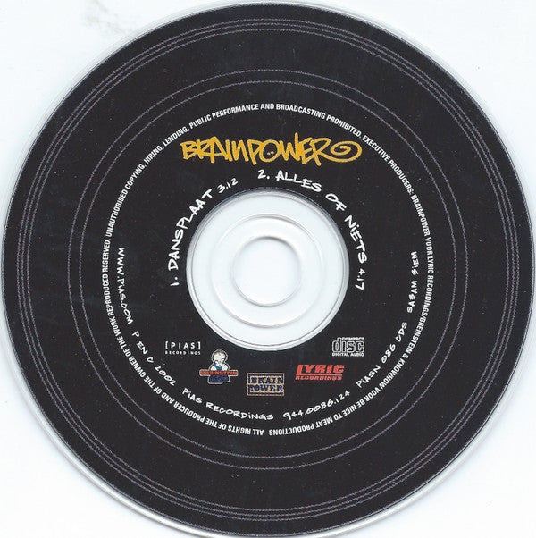 Brainpower : Dansplaat (CD, Single, Car)