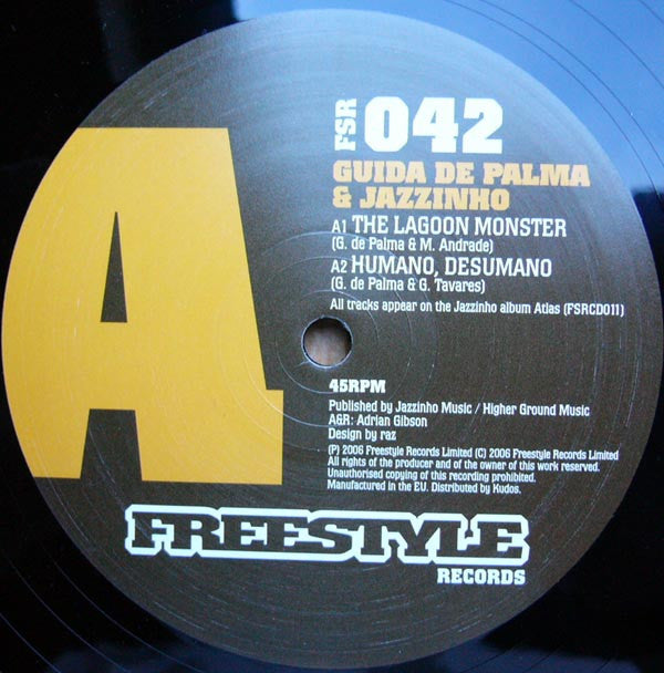 Guida De Palma & Jazzinho : The Lagoon Monster (12")