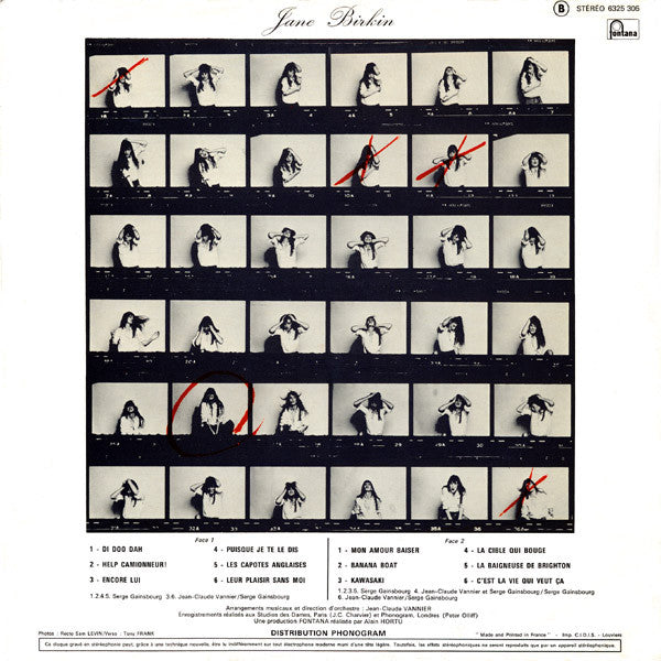 Jane Birkin : Di Doo Dah (LP, Album)