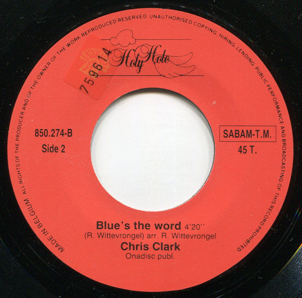 Chris Clark (5) : I Need Your Love Tonight (7", Single)