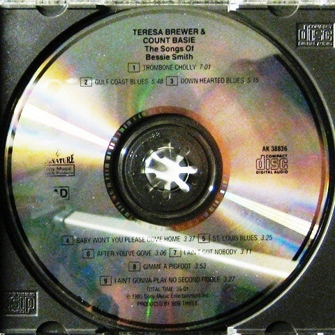 Count Basie & Teresa Brewer : The Songs Of Bessie Smith (CD, Album, RE, RM)