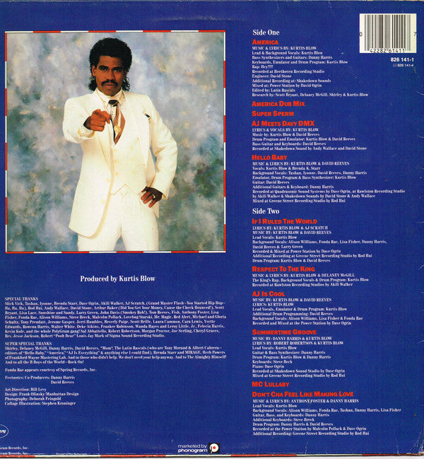 Kurtis Blow : America (LP, Album)