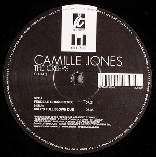 Camille Jones : The Creeps (12")